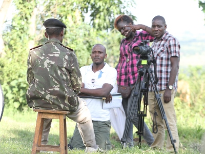 Video crew for Action Aid